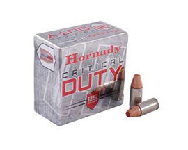 Hornady® 9mm Luger+P Critical Duty FlexLock 124-grain Defense Ammo - 25 rounds