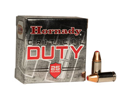 Hornady® 9mm Luger+P Critical Duty FlexLock 135-grain Defense Ammo - 25 rounds