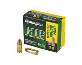 Remington® 9mm Luger+P HTP Jacketed HP 115-grain Defense Ammo - 20 rounds