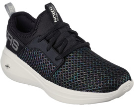 Skechers® Women's Go Run™ Fast Kaleidoscopic Tennis Shoe - Black/Silver