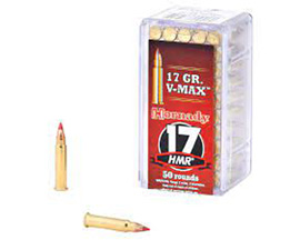 Hornady® 17 HMR Varmint Express V-Max 17-grain Hunting Ammo - 50 rounds