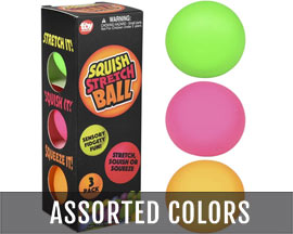 The Toy Network® 1.75 in. Squish Stretch Balls - 3 pack
