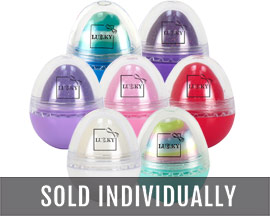 Lukky® Egg-Shaped Lip Balm - Assorted