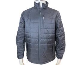 Smith & Edwards® Men's Puffer Jacket - Black