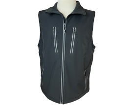 Smith & Edwards® Men's Softshell Vest - Black