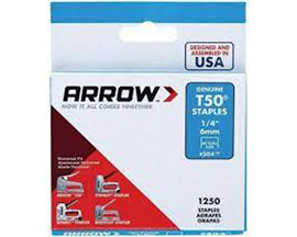 Arrow® T50 Utility Staples - 1/4 in. (6mm)
