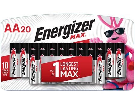 Energizer® Max Alkaline AA Batteries - 20 pack