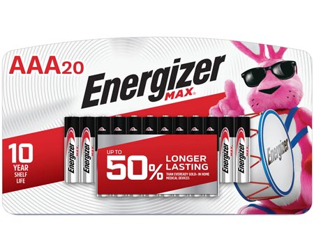 Energizer® Max Alkaline AAA Batteries - 20 pack