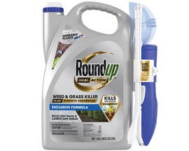 Roundup® Dual Action Weed & Grass Killer Plus 4 Month Preventer with Sure Shot Wand - 1 gallon