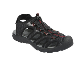 Northside® Men's Torrance Closed Toe Sport Sandals in Dark Gray/Red