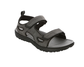 Northside® Men's Riverside Lite Open Toe Sport Sandals in Charcoal