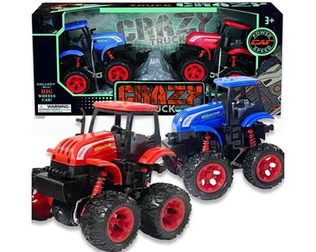 Crazy Trucks® 2-Pack Friction-Powered Tractor Trucks