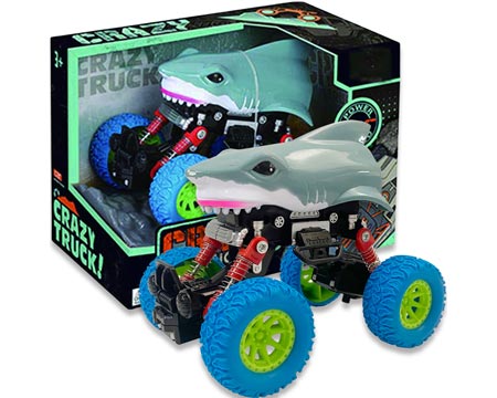Crazy Trucks® Friction-Powered Shark Truck