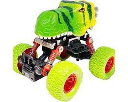 Crazy Trucks® Friction-Powered Green Dinosaur Truck