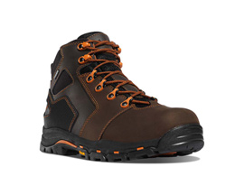Danners® Men's Vicious™ Mid Composite Toe Work Shoe - Brown/Orange