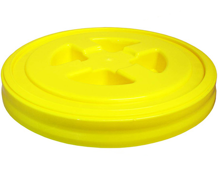 Price Container® Twister Seal Lid for 3.5-7 Gallon Buckets - Yellow