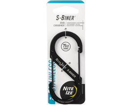 Nite Ize® S-Biner Stainless Steel Double Gated Carabiner - Black #4