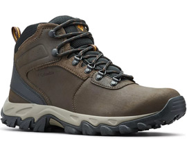 Columbia® Men's Newton Ridge Plus II Wide Waterproof Hiking Boot - Cordovan / Squash