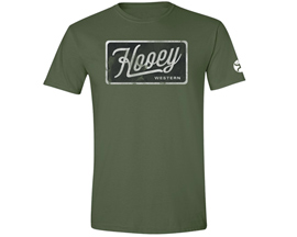 Hooey® Men's Script Short Sleeve - Military Green