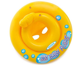 Intex® My Baby Float Inflatable Kiddie Pool Float - Yellow