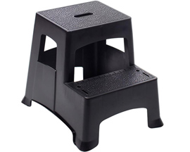 Tricam® 2-step Plastic Project Step Stool - Black