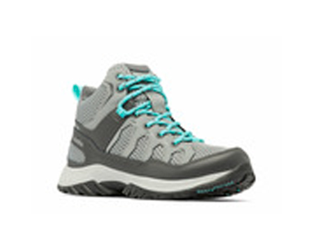 Columbia® Women's Wide Granite Trail Mid Waterproof Hiking Shoe - Grey/Raw Honey