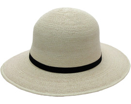 Sunbody Hats® 2-1/2 in. Fine Guatemalan Palm Leaf Open Crown Hat