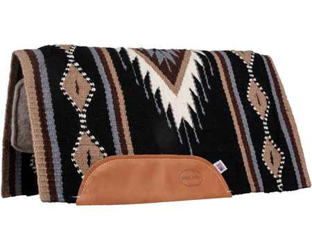 Mustang Manufacturing® Del Rio 36 in. x 34 in. Saddle Pad with Blanket Top and Wool Felt Bottom