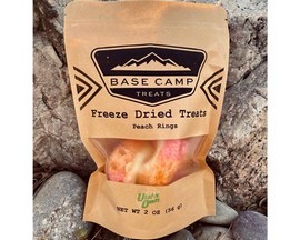 Base Camp Treats® Freeze Dried Peach Rings® Candy
