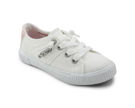Blowfish Malibu® Girl's Fruit-K™ Sneakers - White Smoked Canvas