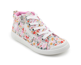 Blowfish Malibu® Girl's Valetta-K Sneakers - Blush Dazzle Canvas