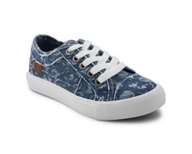 Blowfish Malibu® Youth Girl's Mack Sneakers - Navy Sails and Suns