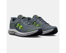Under Armour® Men's Charged Assert 10 Running Shoes - Gravel / Lime Surge