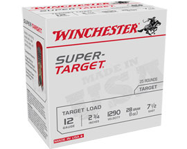 Winchester® 12 Ga. Super-Target 7.5-shot Target Loads - 25 rounds