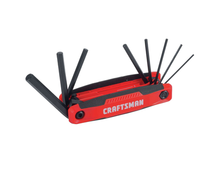 Craftsman® Folding Metric Hex Key Set - 8pc