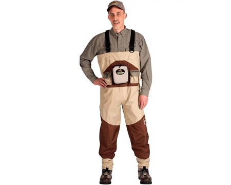 Caddis® Mens Game Changer Breathable Waders - Tan/Brown