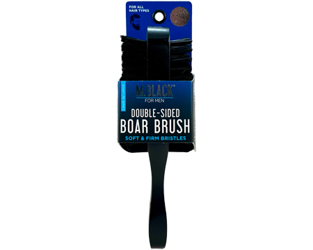M.Black® Signature Series For Men Double-Sided Boar Brush