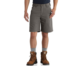 Carhartt® Rugged Flex Relaxed Fit Canvas Work Shorts - Gravel