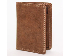 Adrian Klis® Men's Buffalo Jacket Wallet - Distressed Brown
