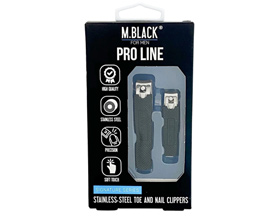 M.Black® Signature Series For Men Stainless Steel Toe & Nail Clippers