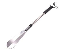 SE® Long Handled Shoehorn Telescopic Stainless Steel Spring