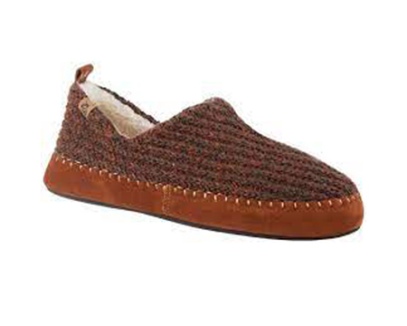 Acorn® Men's Sustainable Camden Moccasins Slippers - Walnut