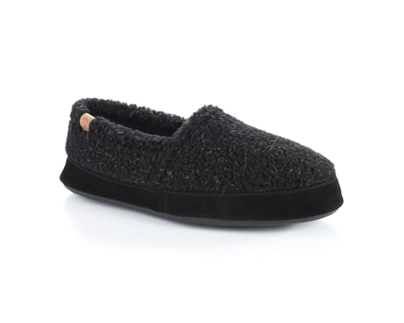 Acorn® Men's Original Acorn Moccasins Slipper - Black Berber