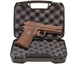 Chocolate Ammo® Solid Chocolate Handgun with Hard Plastic Case
