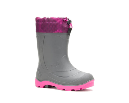 Kamik® Children's Snobuster 2 Winter Boots - Black/Charcoal/Magenta