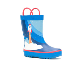 Kamik® Toddler's Rocket Ship Rain Boots - Blue