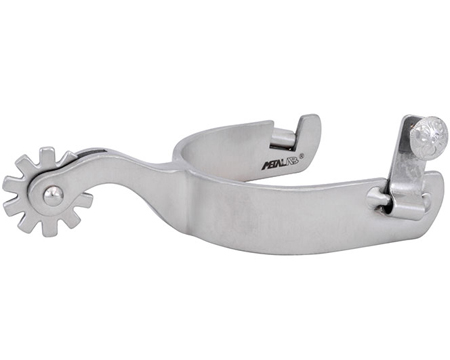 Partrade® Performer All Around Medium Spurs - Brushed Stainless Steel