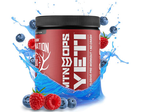 Mtn Ops® Yeti Monster Pre-Workout Drink Mix - Bugle Berry