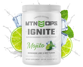 Mtn Ops® Ignite Limited Edition Supercharged Energy & Focus Drink Mix - Mojito