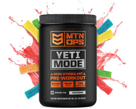 Mtn Ops® Yeti Mode High Stimulant Pre-Workout Drink Mix - Sour Mash